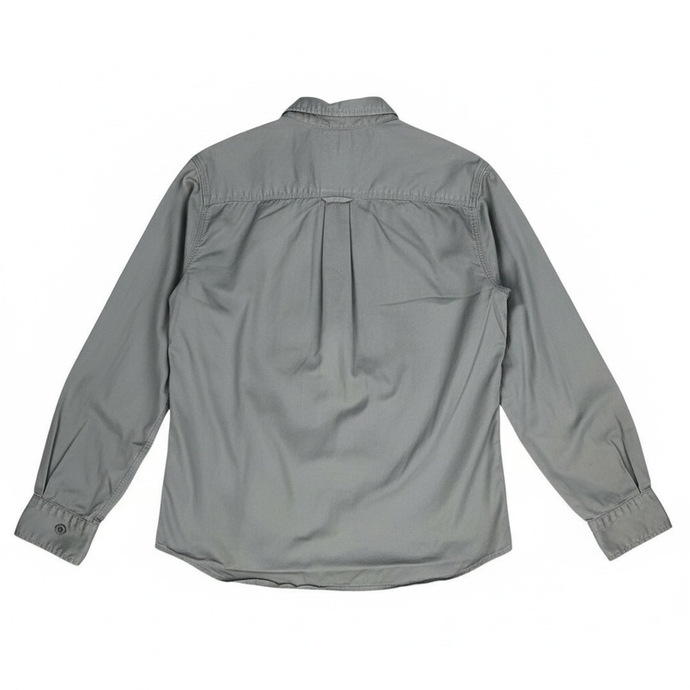 Converse One Star Mens Khaki Long Sleeve Utility Button Down Work Shirt Large - Picture 5 of 6